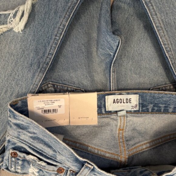 Agolde 90s Mid Rise Loose Fit in Wander Size 23 NWT - Picture 10 of 10